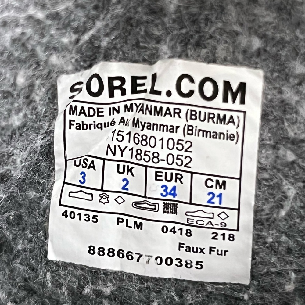 SOREL | Joan of Arctic Waterproof Snow Boots Girls Size 3 - Picture 11 of 11